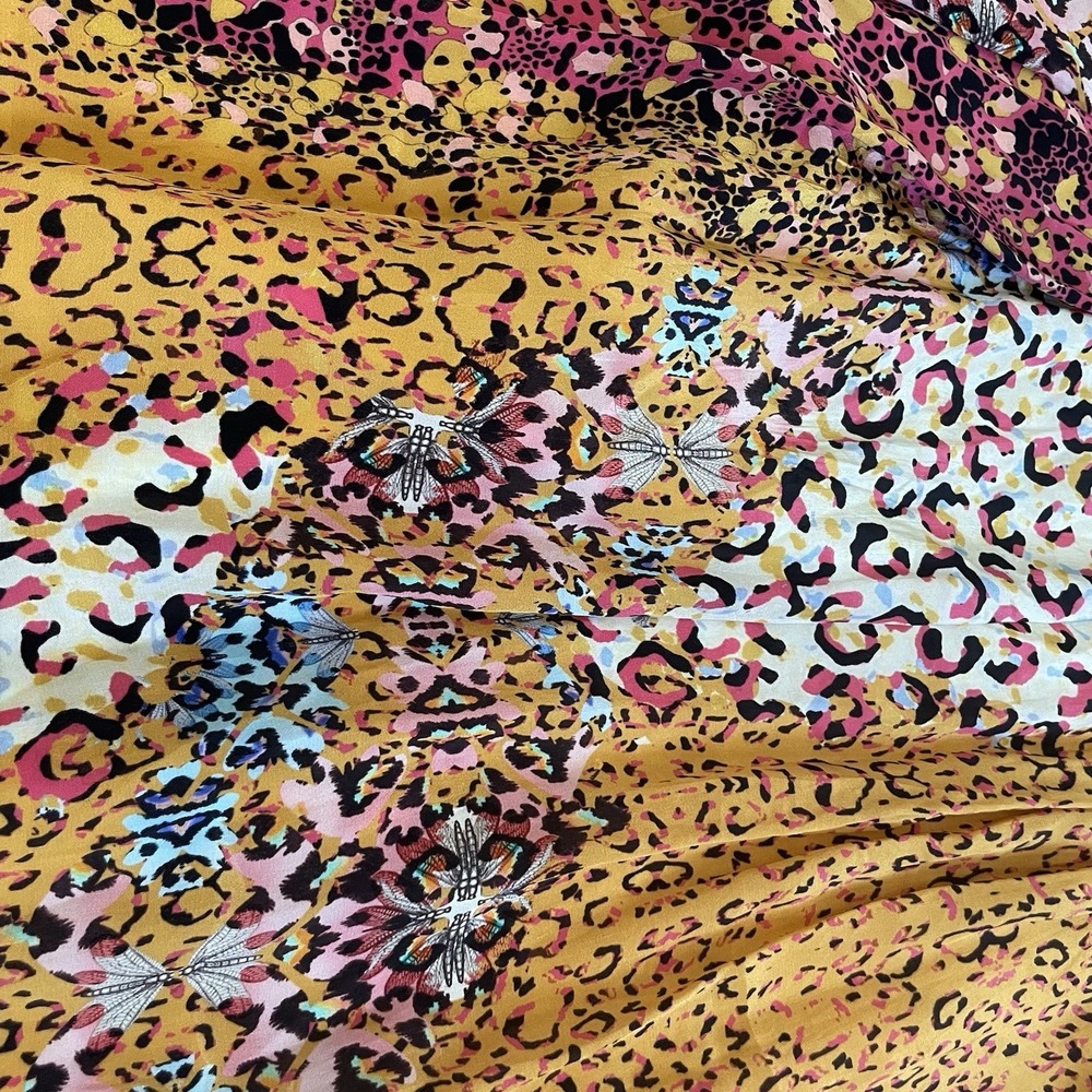 Anthro Bhanuni By Jyoti Maxi Skirt Sz 4 Colorful‎ Boho Animal Print Maximalist - Picture 11 of 16
